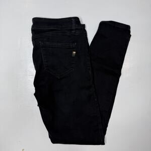 1822 Denim Black Skinny Jeans